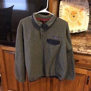 Men’s Grey Patagonia Synchilla Pullover